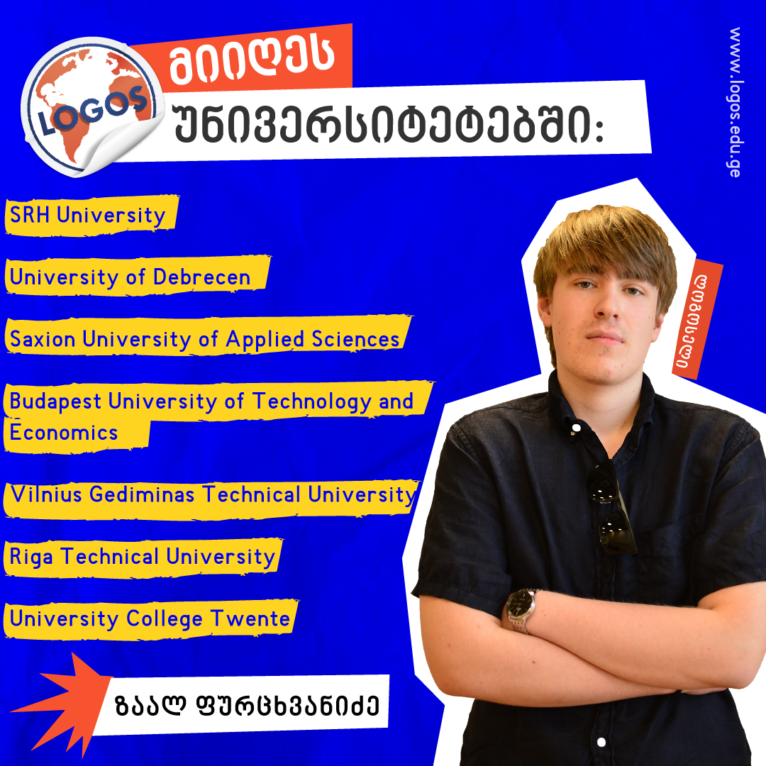 ლოგოსელების შედეგები – ზაალ ფურცხვანიძე