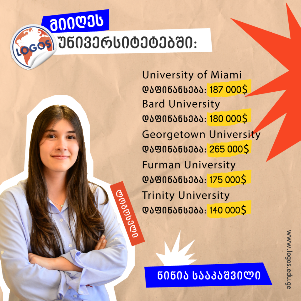 ლოგოსელების შედეგები – ნინია სააკაშვილი